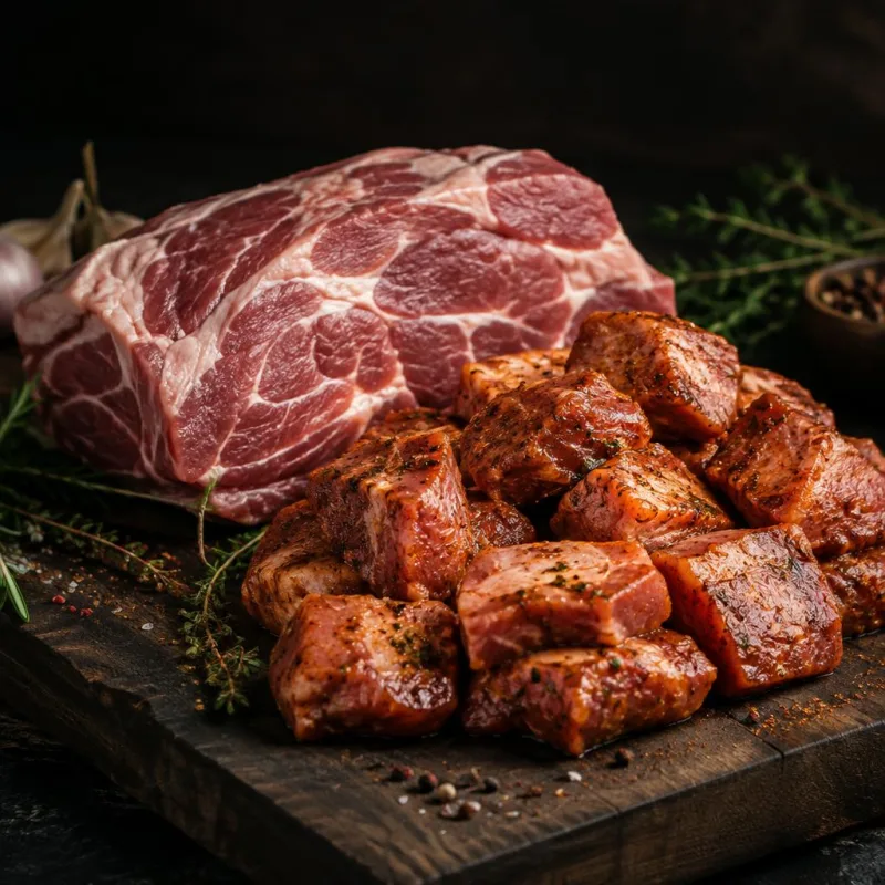 Pork neck for shashlik